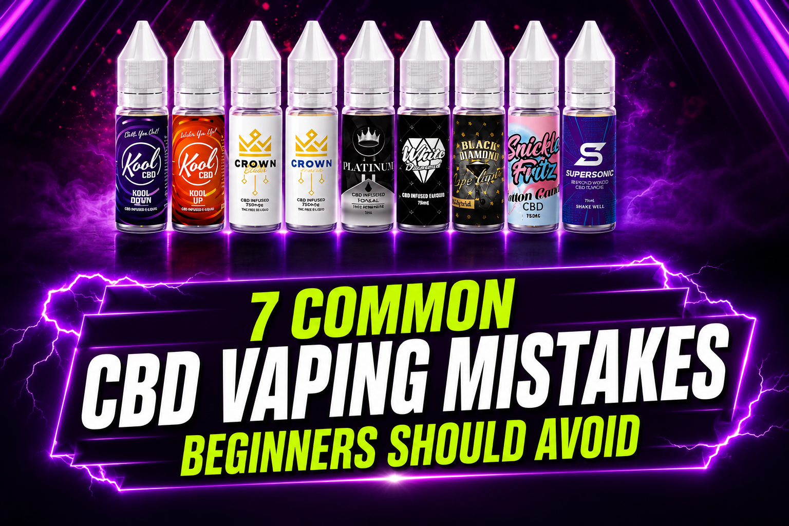 Common CBD Vaping Mistakes Beginners Should Avoid