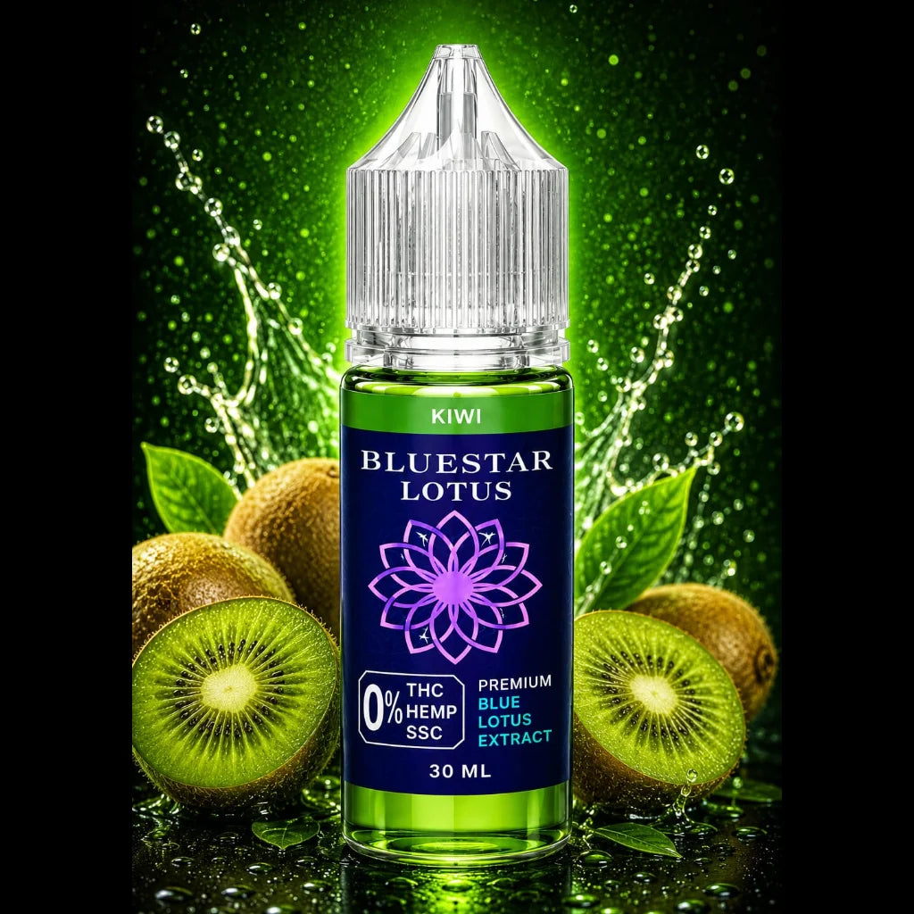 BLUESTAR LOTUS - Premium THC-Free Vape Juice 30ML 100% Compliant
