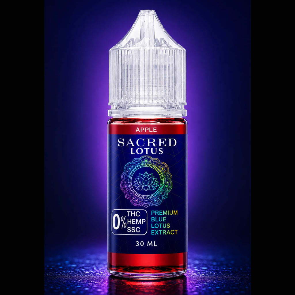 SACRED LOTUS  - Premium THC-Free Vape Juice 30ML 100% Compliant