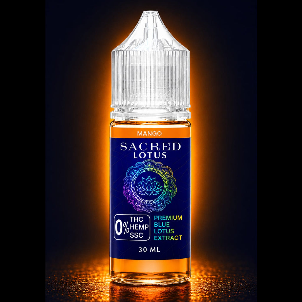 SACRED LOTUS  - Premium THC-Free Vape Juice 30ML 100% Compliant