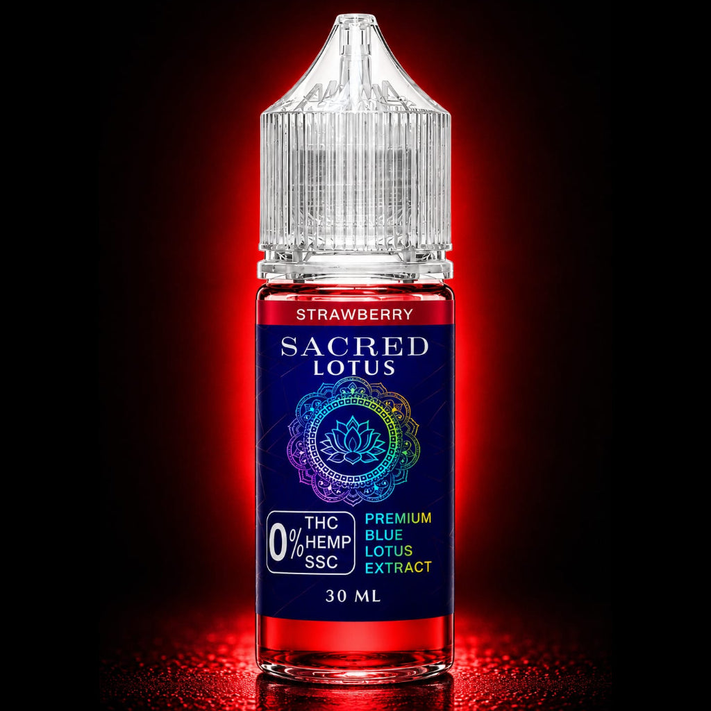 SACRED LOTUS  - Premium THC-Free Vape Juice 30ML 100% Compliant