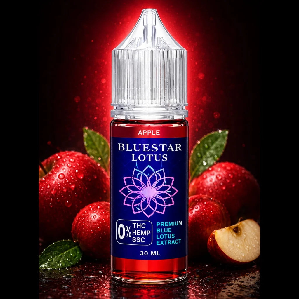 BLUESTAR LOTUS - Premium THC-Free Vape Juice 30ML 100% Compliant