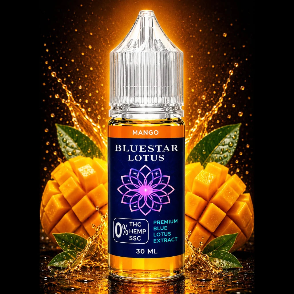 BLUESTAR LOTUS - Premium THC-Free Vape Juice 30ML 100% Compliant